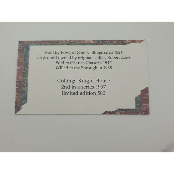 Hestia Ornament Collings- Knight House 1997 Limited Edition Hanging Decoration - Picture 11 of 12